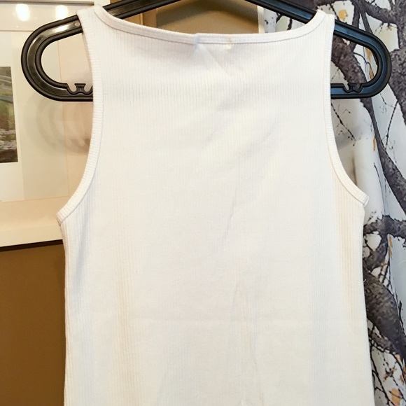 Club Monaco white long tank dress - Picture 4 of 7